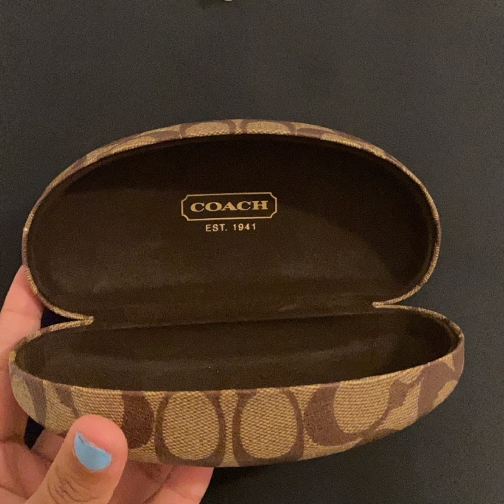 Brown Coach Sunglasses Case